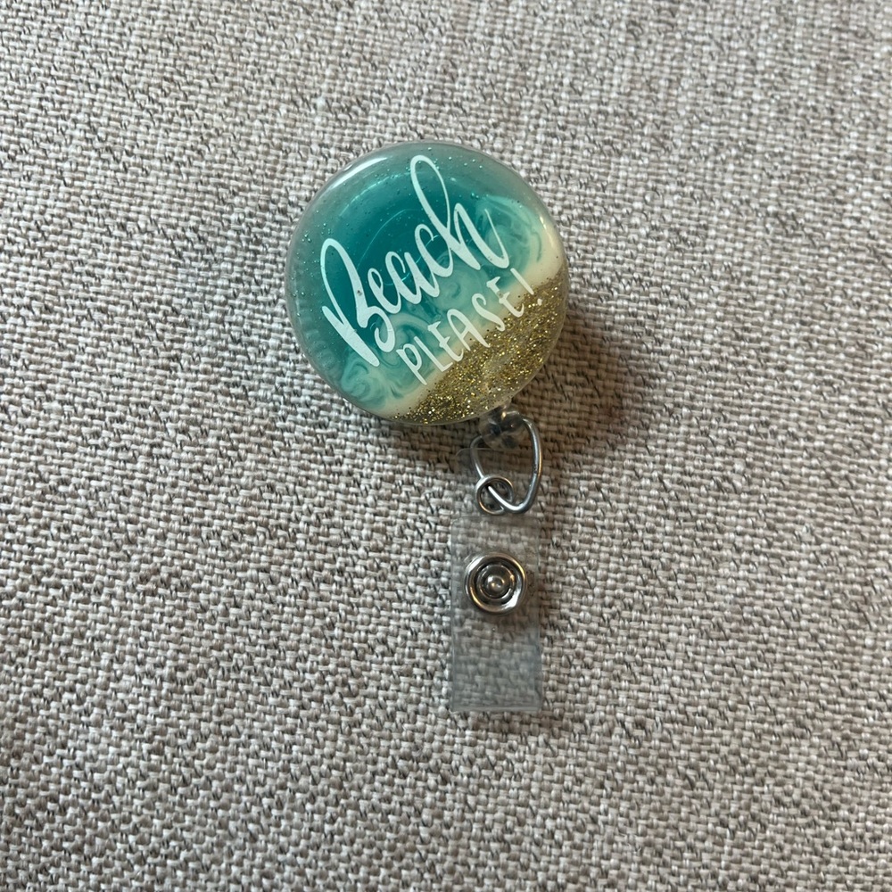 “Beach Please” Badge Reel